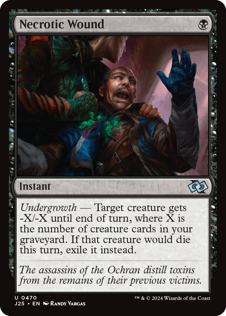 Image for Necrotic Wound (470) (Foundations Jumpstart) - Magic: The Gathering