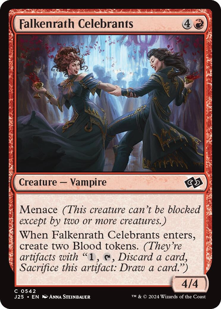Image for Falkenrath Celebrants (542) (Foundations Jumpstart) - Magic: The Gathering