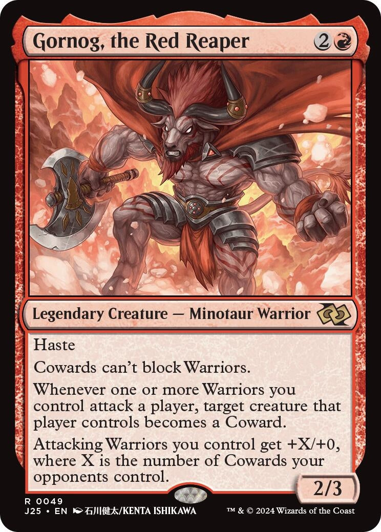 Image for Gornog, the Red Reaper (Anime) (49) (Foundations Jumpstart) - Magic: The Gathering