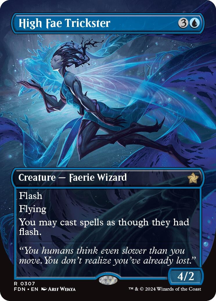 Image for High Fae Trickster (Borderless) (307) (Foundations) - Magic: The Gathering