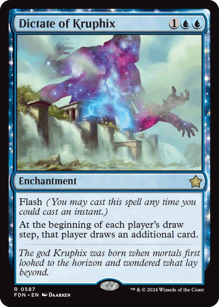 Image for Dictate of Kruphix (587) (Foundations) - Magic: The Gathering