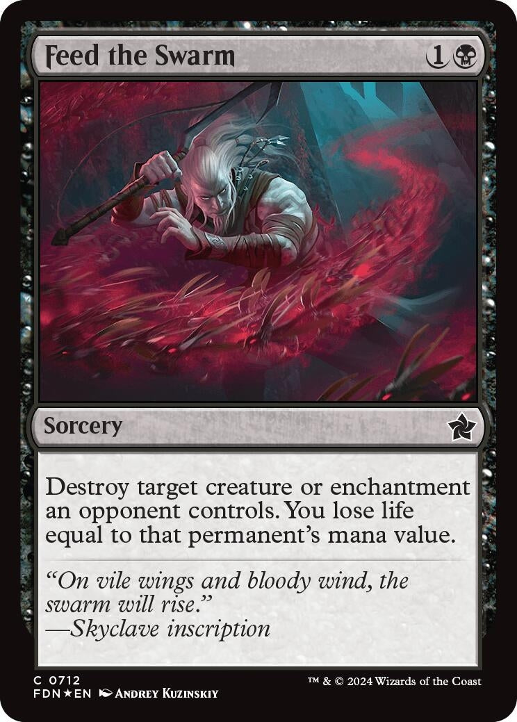 Image for Feed the Swarm (712) (Foundations) - Magic: The Gathering
