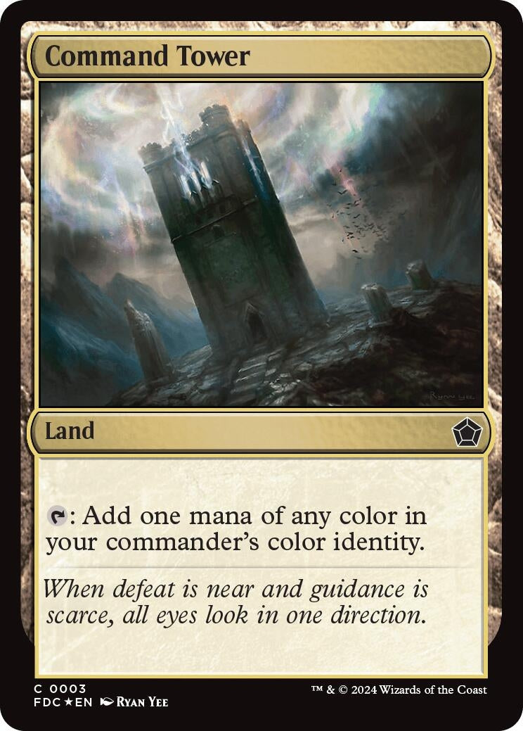 Image for Command Tower (3) (Foundations) - Magic: The Gathering