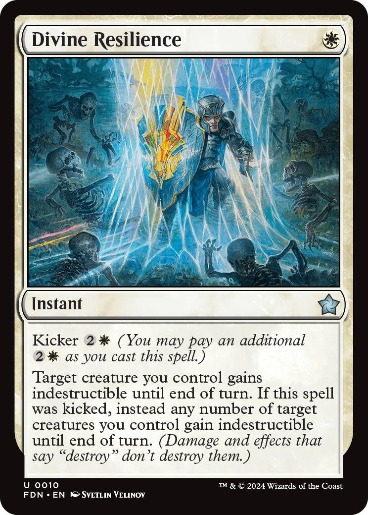Image for Divine Resilience (10) (Foundations) - Magic: The Gathering