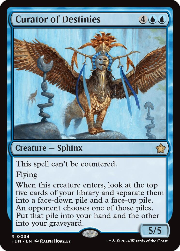 Image for Curator of Destinies (34) (Foundations) - Magic: The Gathering