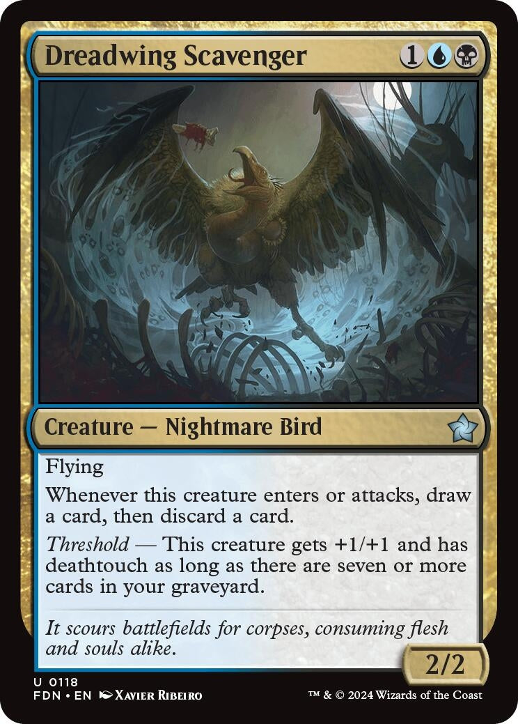 Image for Dreadwing Scavenger (118) (Foundations) - Magic: The Gathering