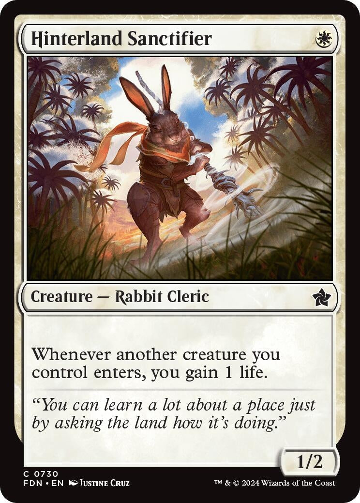 Image for Hinterland Sanctifier (730) (Foundations) - Magic: The Gathering