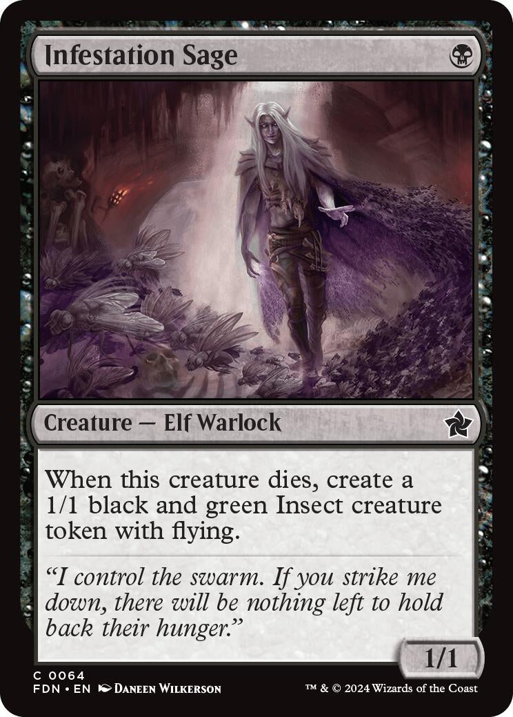 Image for Infestation Sage (64) (Foundations) - Magic: The Gathering