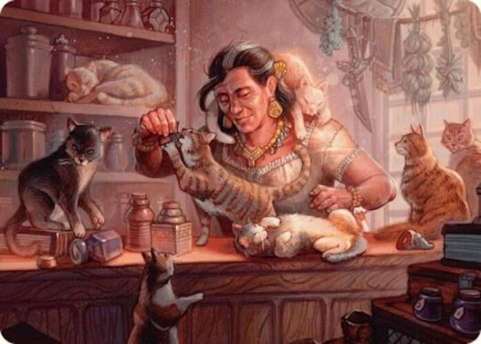 Image for Cat Collector Art Card (1/54) (1) (Foundations) - Magic: The Gathering