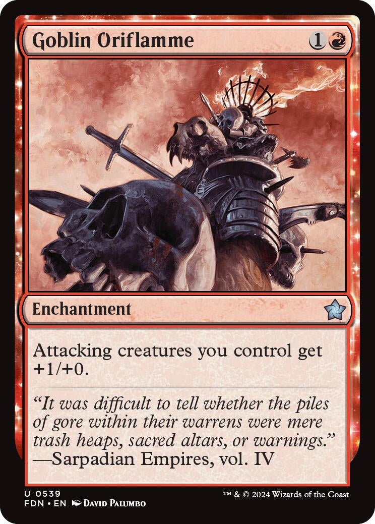 Image for Goblin Oriflamme (539) (Foundations) - Magic: The Gathering