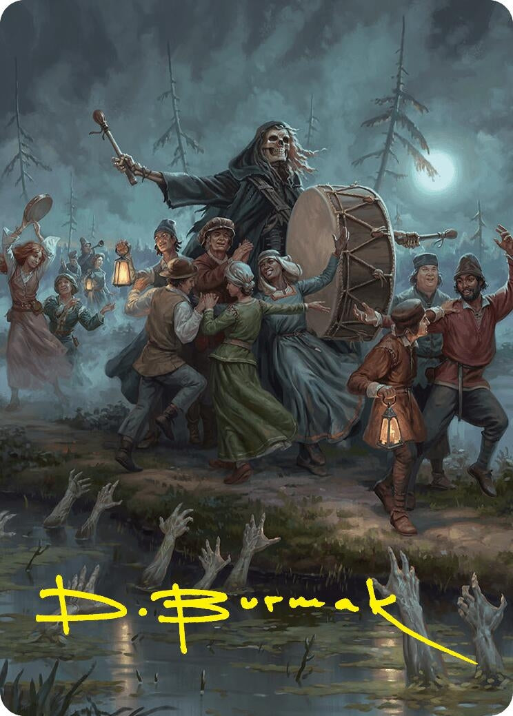 Image for Blasphemous Edict Art Card (35/54) (Gold-Stamped Signature) (35) (Foundations) - Magic: The Gathering