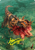 Image for Gigantosaurus Art Card (53/54) (Gold-Stamped Signature) (53) (Foundations) - Magic: The Gathering