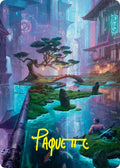 Image for Island Art Card (22/54) (Gold-Stamped Signature) (22) (Foundations) - Magic: The Gathering