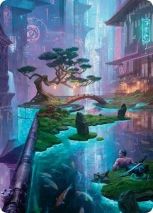 Image for Island Art Card (22/54) (22) (Foundations) - Magic: The Gathering