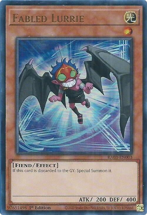 Image for Fabled Lurrie (UR) (RA03-EN003) - YuGiOh