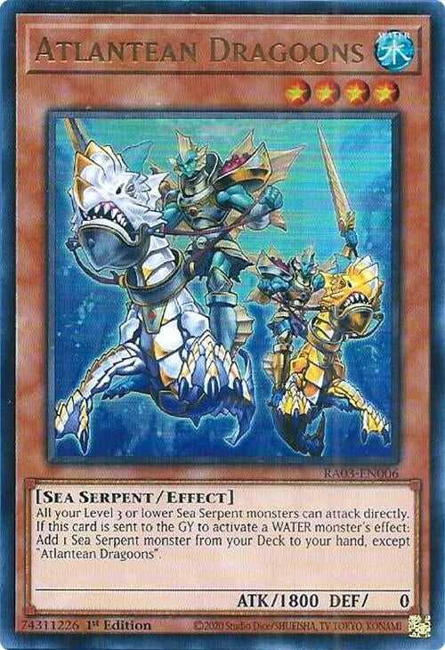 Image for Atlantean Dragoons (UR) (RA03-EN006) - YuGiOh
