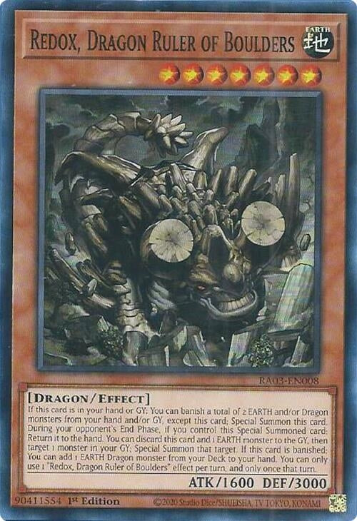 Image for Redox, Dragon Ruler of Boulders (RA03-EN008) - YuGiOh