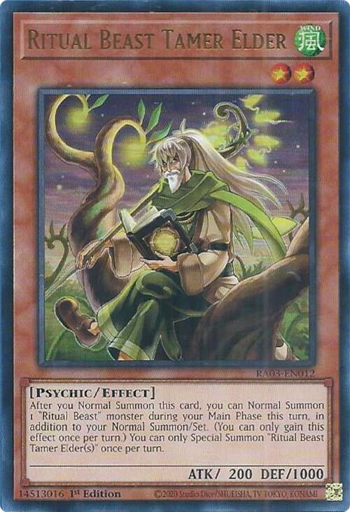 Image for Ritual Beast Tamer Elder (UR) (RA03-EN012) - YuGiOh