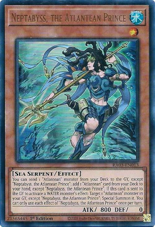 Image for Neptabyss, the Atlantean Prince (UR) (RA03-EN013) - YuGiOh