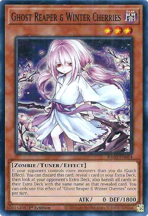 Image for Ghost Reaper & Winter Cherries (Alternate Art) (RA03-EN014) - YuGiOh