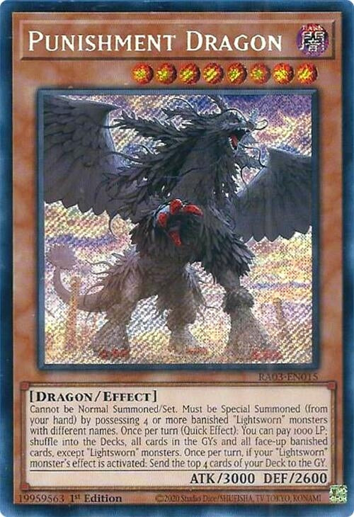 Image for Punishment Dragon (Secret Rare) (RA03-EN015) - YuGiOh