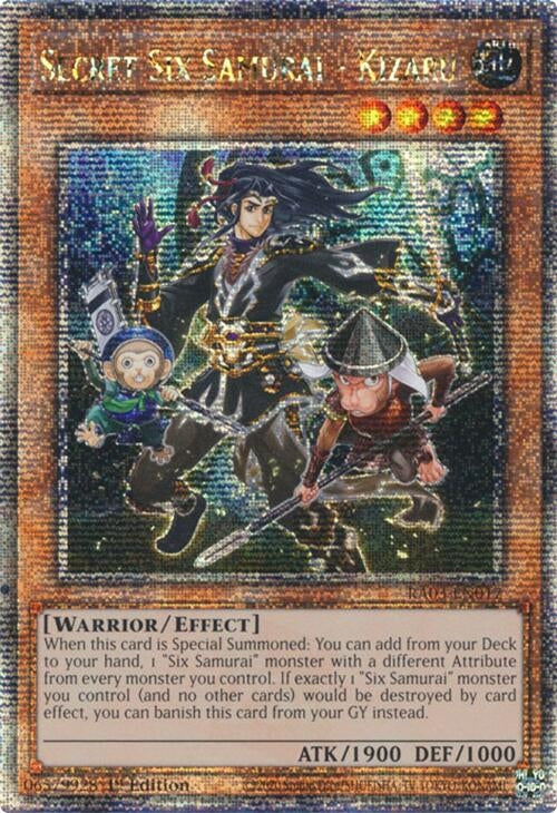 Image for Secret Six Samurai - Kizaru (Quarter Century Secret Rare) (RA03-EN017) - YuGiOh