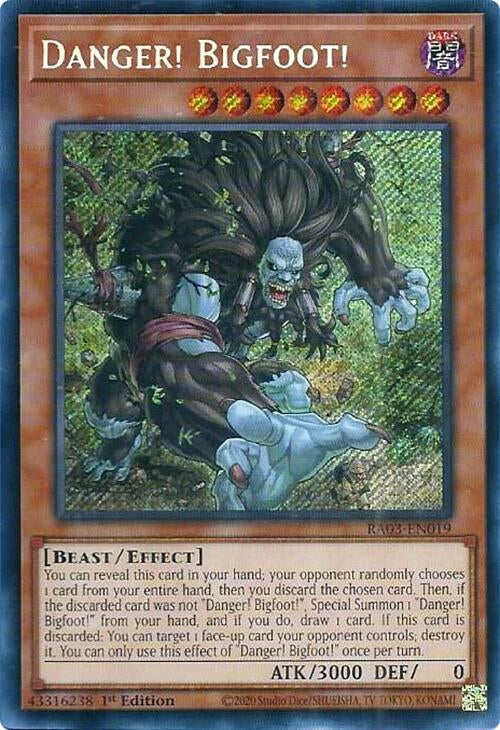 Image for Danger! Bigfoot! (Secret Rare) (RA03-EN019) - YuGiOh