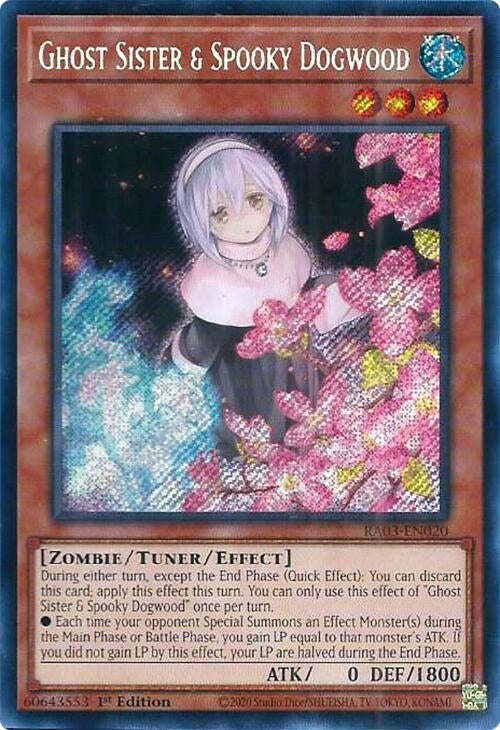 Image for Ghost Sister & Spooky Dogwood (Alternate Art) (Secret Rare) (RA03-EN020) - YuGiOh