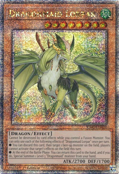 Image for Dragonmaid Lorpar (Quarter Century Secret Rare) (RA03-EN022) - YuGiOh