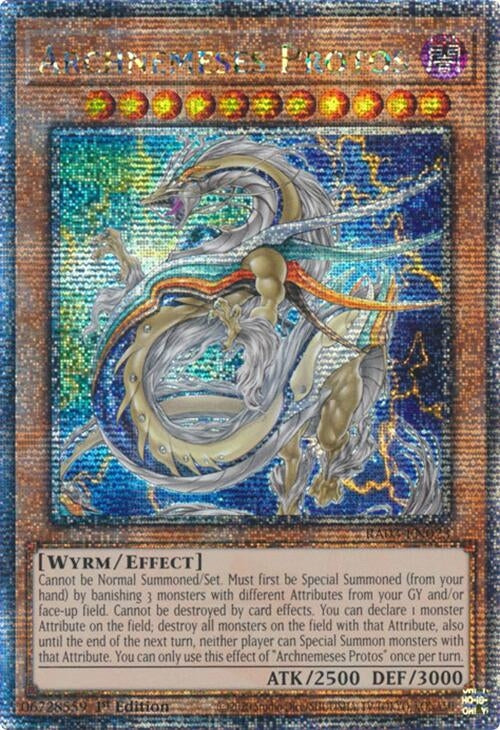 Archnemeses Protos (Quarter Century Secret Rare) (RA03-EN023)