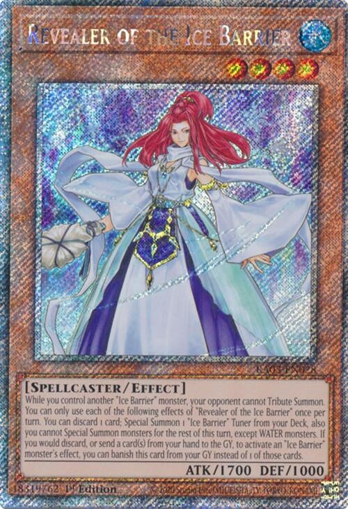 Revealer of the Ice Barrier (Platinum Secret Rare) (RA03-EN028)