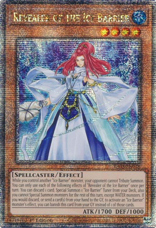 Image for Revealer of the Ice Barrier (Quarter Century Secret Rare) (RA03-EN028) - YuGiOh