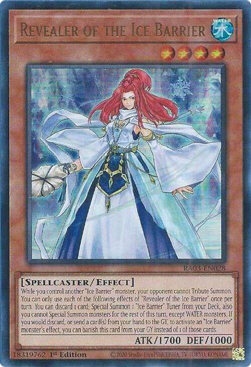 Image for Revealer of the Ice Barrier (UR) (RA03-EN028) - YuGiOh