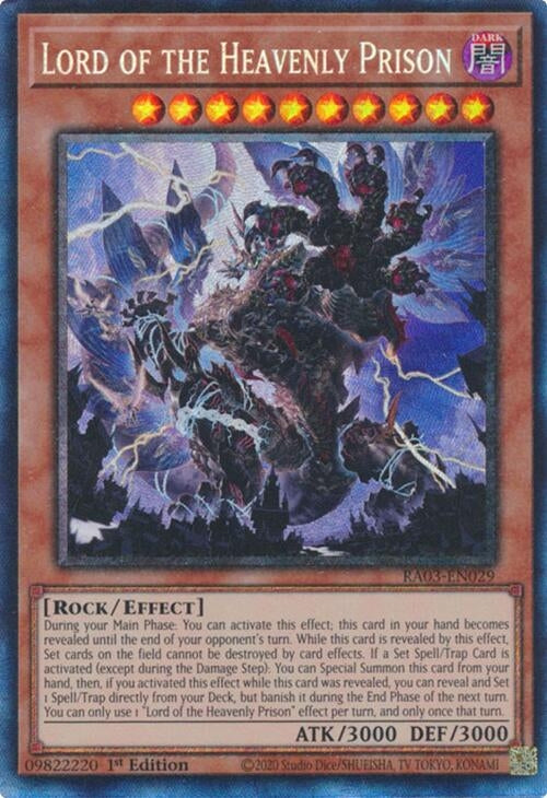 Image for Lord of the Heavenly Prison (PCR) (RA03-EN029) - YuGiOh