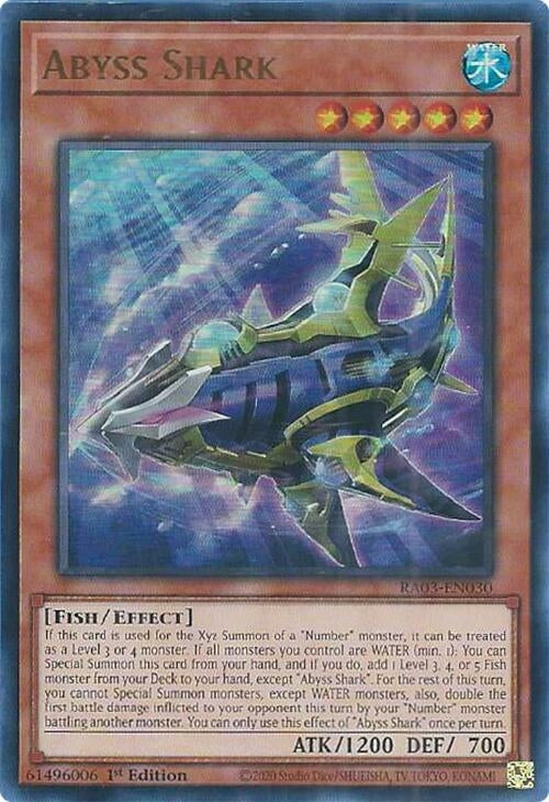 Image for Abyss Shark (UR) (RA03-EN030) - YuGiOh
