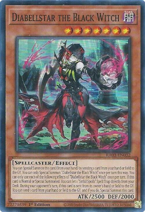 Image for Diabellstar the Black Witch (RA03-EN032) - YuGiOh