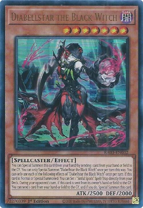 Image for Diabellstar the Black Witch (UR) (RA03-EN032) - YuGiOh