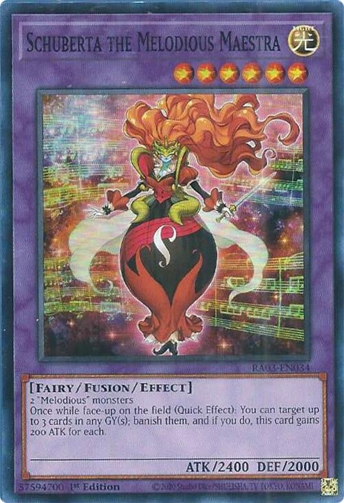 Image for Schuberta the Melodious Maestra (RA03-EN034) - YuGiOh
