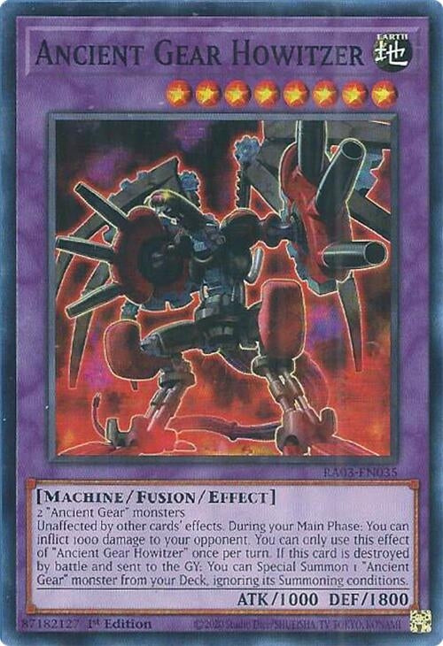 Image for Ancient Gear Howitzer (RA03-EN035) - YuGiOh
