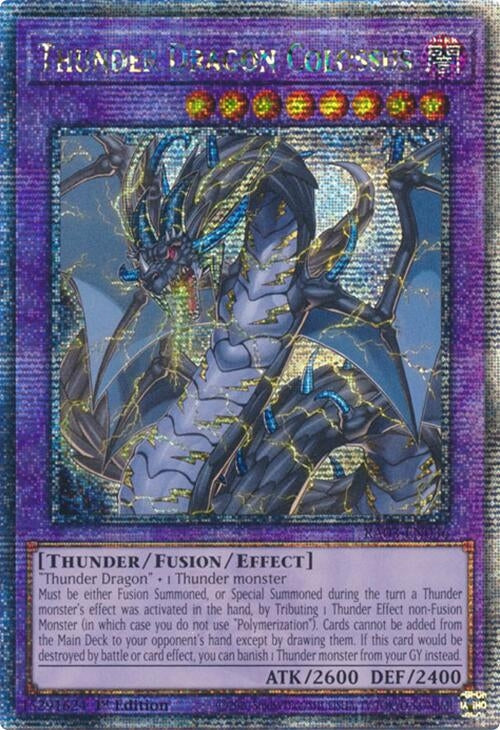 Image for Thunder Dragon Colossus (Quarter Century Secret Rare) (RA03-EN036) - YuGiOh