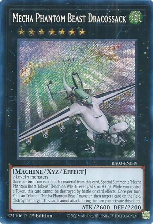 Image for Mecha Phantom Beast Dracossack (Secret Rare) (RA03-EN039) - YuGiOh