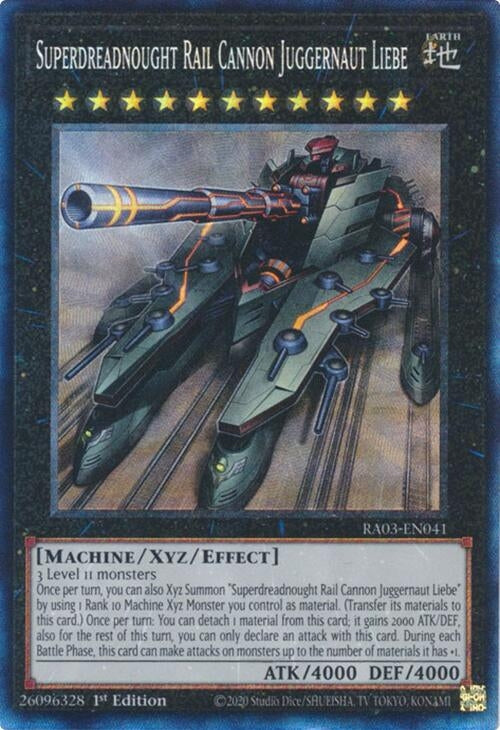 Image for Superdreadnought Rail Cannon Juggernaut Liebe (PCR) (RA03-EN041) - YuGiOh