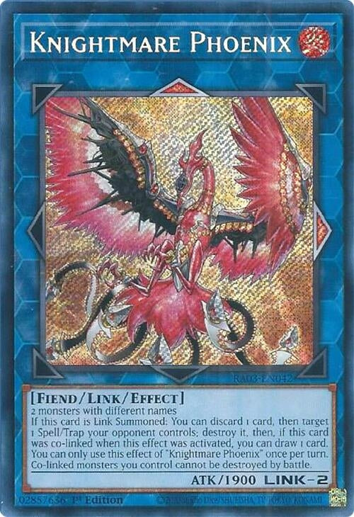 Image for Knightmare Phoenix (Secret Rare) (RA03-EN042) - YuGiOh