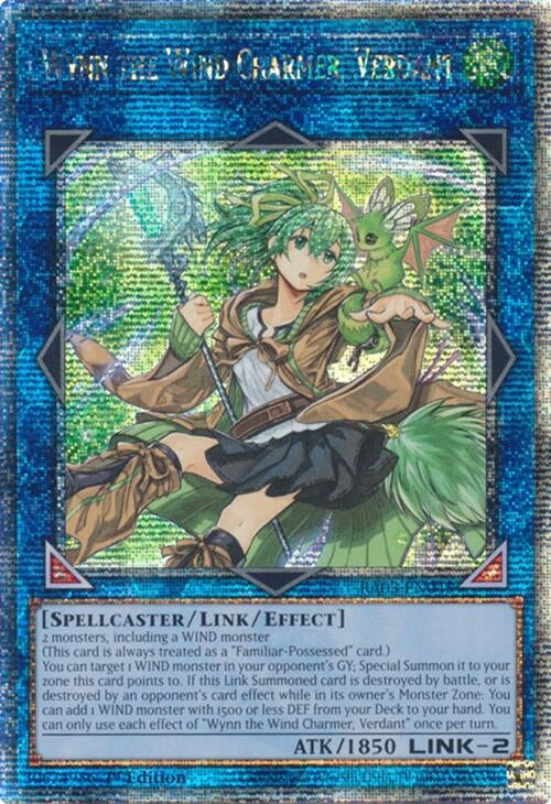 Image for Wynn the Wind Charmer, Verdant (Quarter Century Secret Rare) (RA03-EN045) - YuGiOh