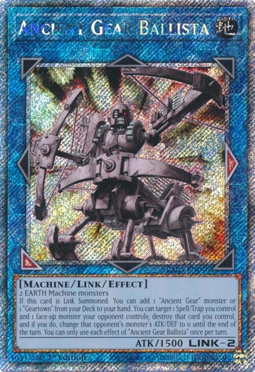 Ancient Gear Ballista (Platinum Secret Rare) (RA03-EN046)