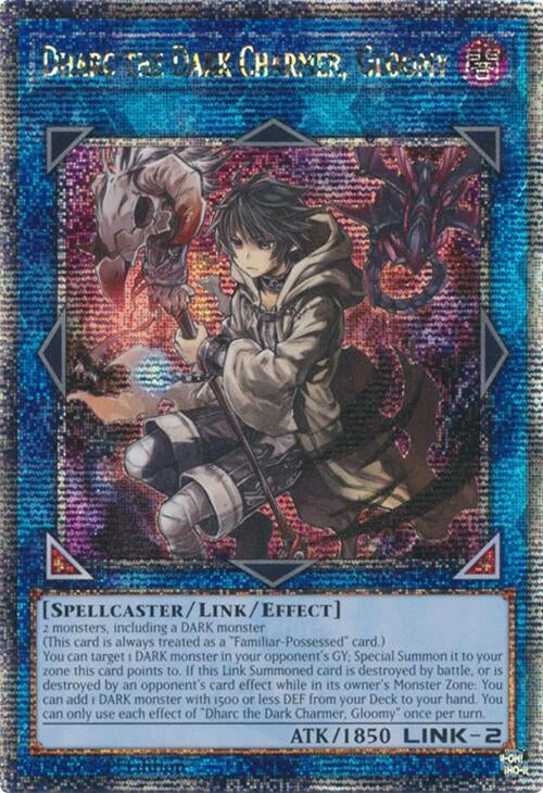Image for Dharc the Dark Charmer, Gloomy (Quarter Century Secret Rare) (RA03-EN048) - YuGiOh
