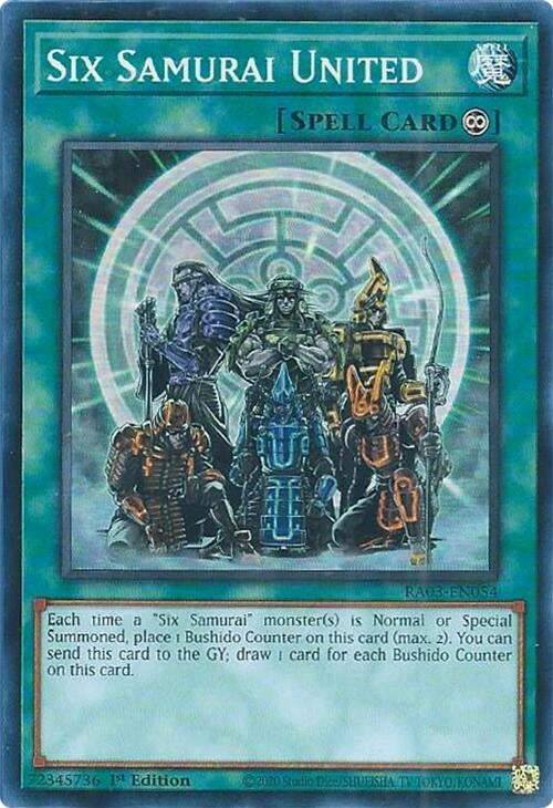 Image for Six Samurai United (RA03-EN054) - YuGiOh