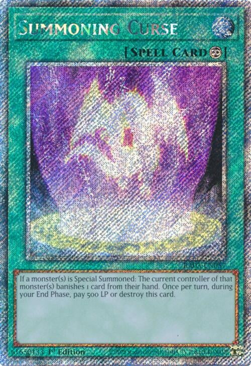 Summoning Curse (Platinum Secret Rare) (RA03-EN057)