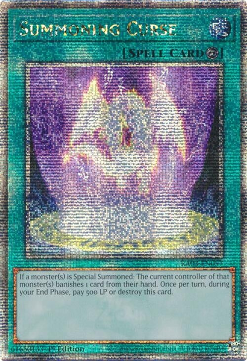 Image for Summoning Curse (Quarter Century Secret Rare) (RA03-EN057) - YuGiOh