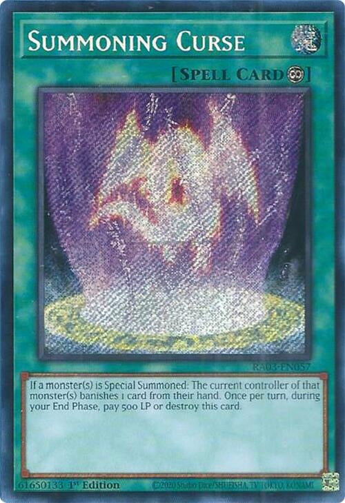 Image for Summoning Curse (Secret Rare) (RA03-EN057) - YuGiOh